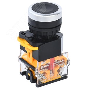 Изображение товара Кнопка D8-11 d=22мм 1з+1р черная (шт)