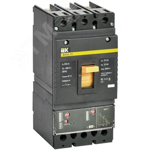 Автоматический выключатель ВА88-35 3Р 250А 35кА с электронным расцепителем MP 211