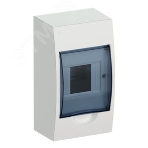Щит распределительный навесной ЩРн-П-4 IP41 пластиковый белый прозрачная дверь MKP12-N-04-40-20 IEK