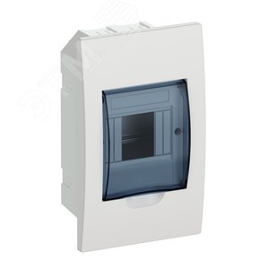 Щит распределительный встраиваемый ЩРВ-П-4 IP41 пластиковый прозрачная дверь