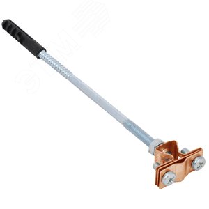 Изображение товара Держатель проводника круглого 8-10 мм для бетонного фасада медь (шт)