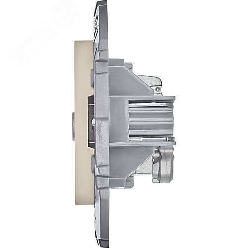 Розетка TV проходная слоновая кость INSPIRIA - фото 2