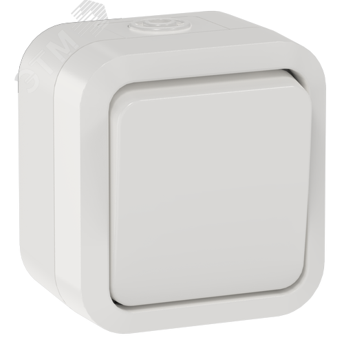 TORS Переключатель одноклавишный 10А IP55 TS301 белый IEK - фото 1