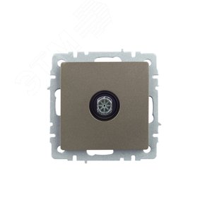 BRITE Розетка TV оконечная РТВ11-0-БрШ шампань - фото 2