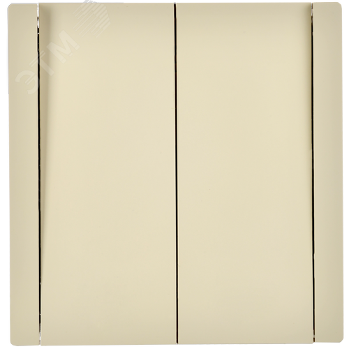 FORTE&PIANO Выключатель 2-клавишный перекрестный 10А FP409 ваниль IEK - фото 3