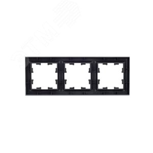 BRITE Рамка 3 поста РУ-3-БрС сталь - фото 4