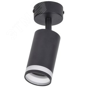 Изображение товара Светильник декоративный 4006 накладной настенно-потолочный под лампу GU10 черный (шт)