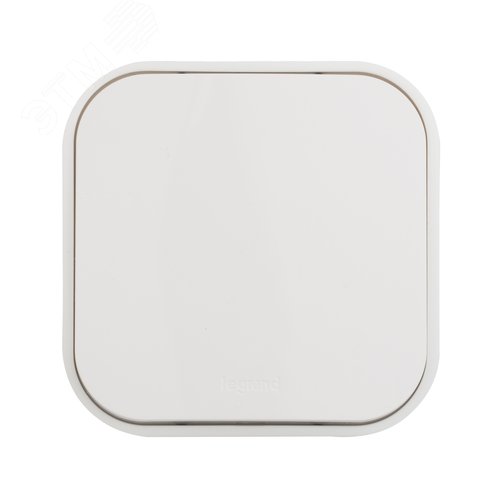 Выключатель 1-клавишный для открытой установки проходной 10А белый QUTEO - фото 4