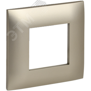 SKANDY Рамка 1-местная SK-F01Sh шампань IEK - фото 1