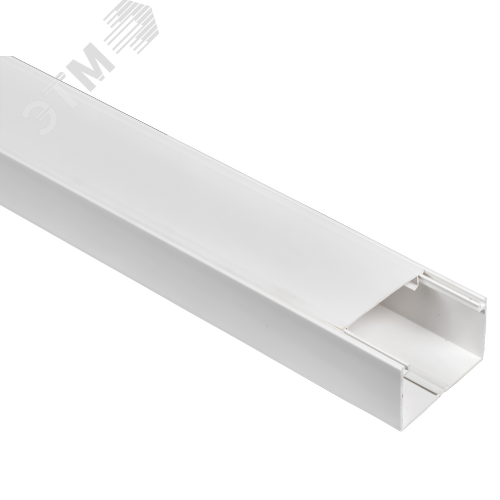 Изображение товара METRA Кабель-канал парапетный 85х50мм с крышкой шириной 75мм белый (м)