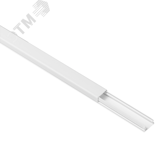 METRA MINI Кабель-канал 15х10мм белый - фото 1