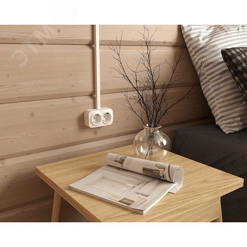 METRA MINI Кабель-канал 15х10мм белый - фото 6