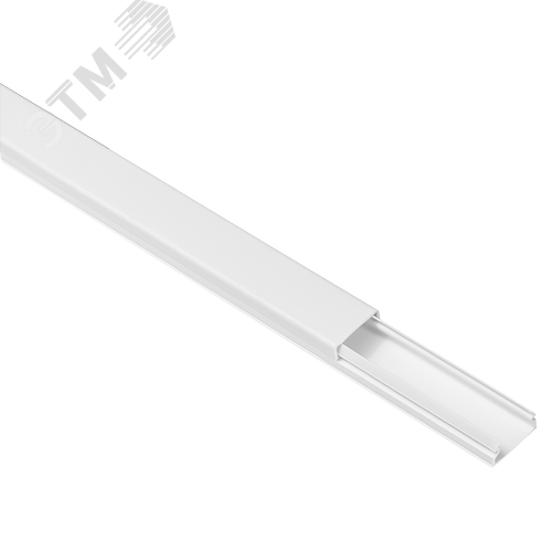 METRA MINI Кабель-канал 20х12мм белый - фото 1