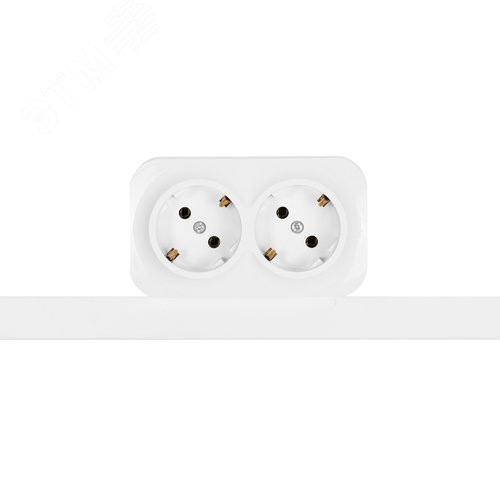 METRA MINI Кабель-канал 20х12мм белый - фото 4