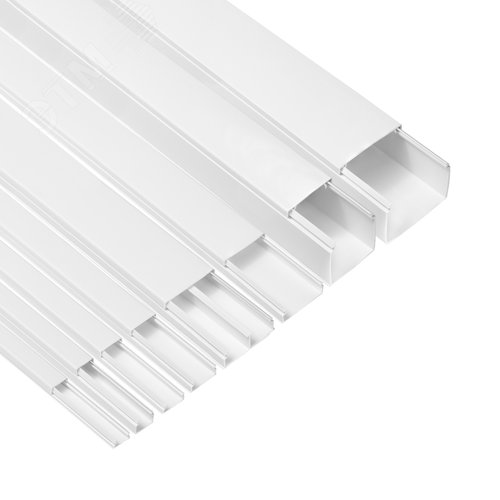 METRA MINI Кабель-канал 20х12мм белый - фото 5