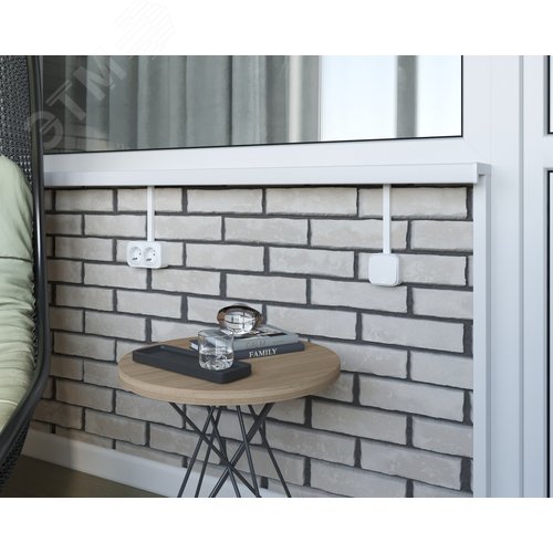 METRA MINI Кабель-канал 20х12мм белый - фото 8