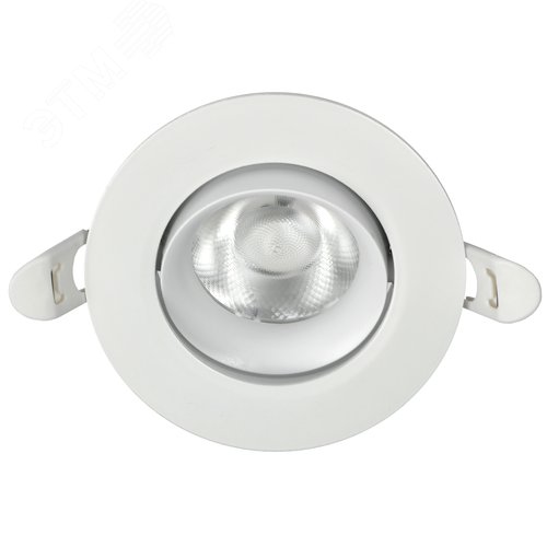 Изображение товара Светильник светодиодный поворотный ДВО 1812 7Вт 4000К IP20 круг белый (шт)