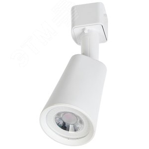 Светильник светодиодный трековый ДТО 1402 8Вт 4000К однофазный 50град белый - фото 1