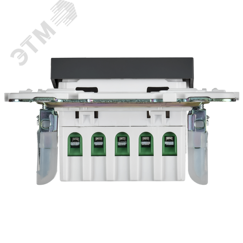 SKANDY Кнопка звонка с индикацией для отелей 10А SK-V17G графит IEK - фото 4