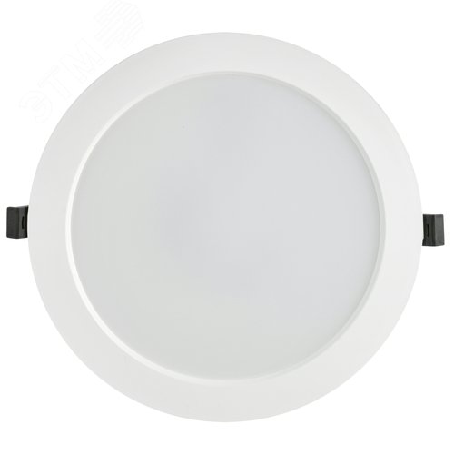 Светильник даунлайт светодиодный встраиваемый ДВО 1615 белый круг 24Вт 4000К IP20 - фото 1