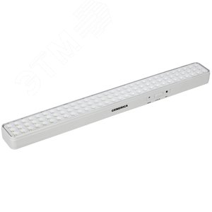 Светильник светодиодный аккумуляторный ДБА 1090 непостоянного действия 90LED 6ч 9 Вт GENERICA - фото 1