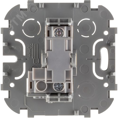 Выключатель 1-клавишный для открытой установки 10Абелый QUTEO - фото 4