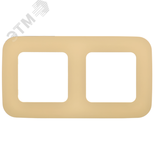 FLITE ARTISTIC Рамка 2-местная РУ-2-А-ФлН навахо IEK - фото 4