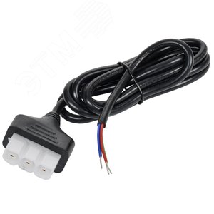 Кабель питания 1,5м черный для светильника LED линейного 1010 - фото 1