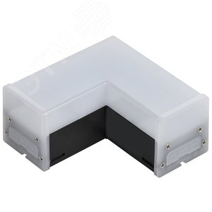 Светильник LED L-образный 1010 8Вт 4000К 117х117мм чер - фото 1