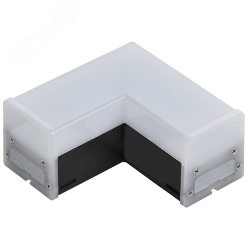 Светильник LED L-образный 1010 8Вт 6500К 117х117мм чер - фото 1