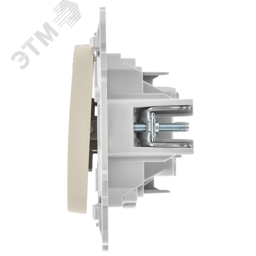 FLITE Выключатель 1-клавишный 10А ВС11-1-0-ФлСл сливочный IEK - фото 4