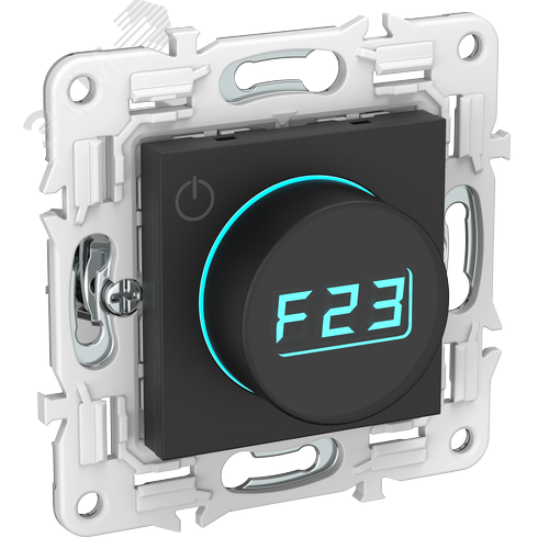 SKANDY Термостат электронный с индикацией SK-T01Bl черный IEK - фото 1