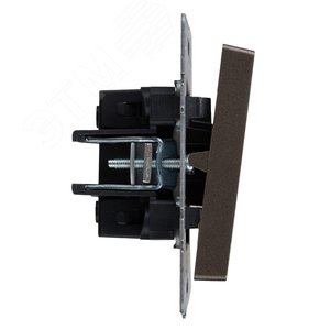 BRITE Выключатель одноклавишный перекрестный 10А ВС10-1-3-БрТБ бронза - фото 3