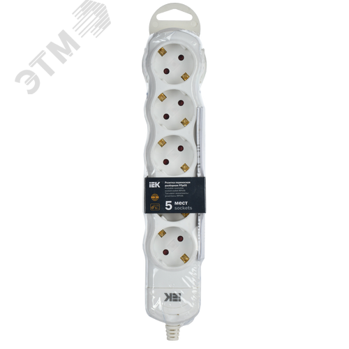 Розетка переносная разборная РПр05 5 мест - фото 2