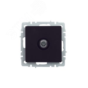 BRITE Розетка TV оконечная РТВ11-0-БрЧ черный - фото 2