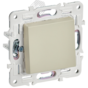 Изображение товара SKANDY Выключатель 1-клавишный кнопочный 10А SK-V14B бежевый IEK (шт)