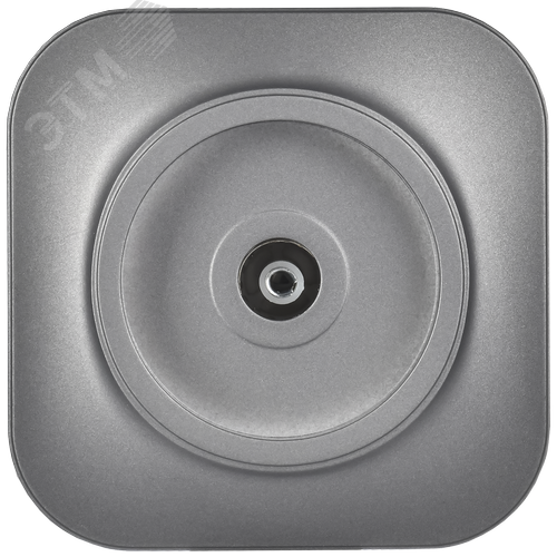 GLORY Розетка для открытой установки TV РТВ20-ХСм сталь матовый IEK - фото 4