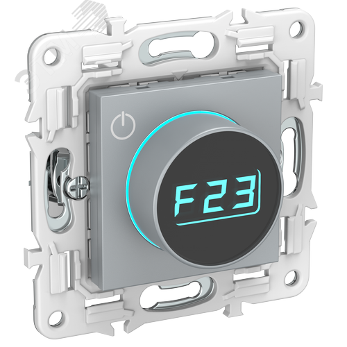 SKANDY Термостат электронный с индикацией SK-T01Gr серый IEK - фото 1