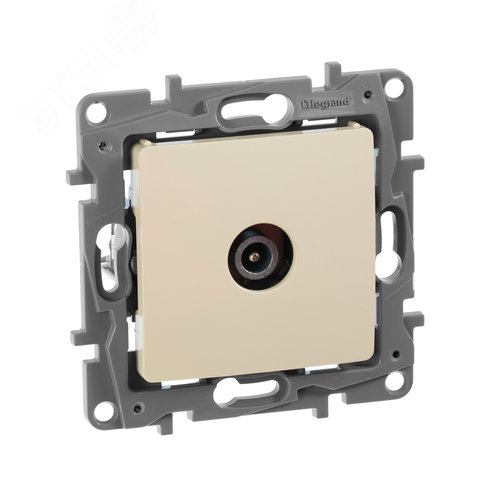 Изображение товара Розетка TV оконечная слоновая кость ETIKA (шт)