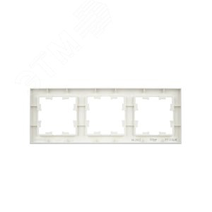 BRITE Рамка 3 поста РУ-3-БрЖ жемчуг - фото 4
