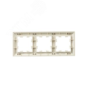 BRITE Рамка 3 поста РУ-3-Бр бежевый/шампань IEK - фото 3