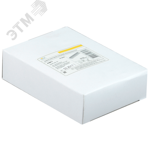 Зажим винтовой концевой изолированный КЗВИ 4.0мм2 10x1 - фото 2