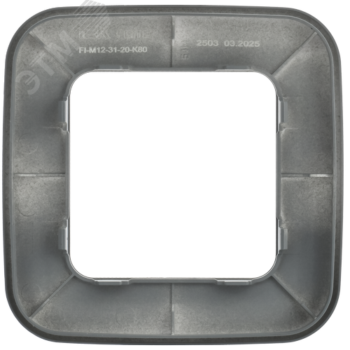 FLITE ARTISTIC Рамка 1-местная РУ-1-А-ФлМА мокрый асфальт IEK - фото 3