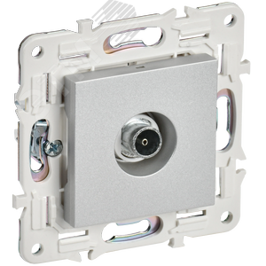 SKANDY Розетка TV оконечная SK-A12S серебряный IEK - фото 1