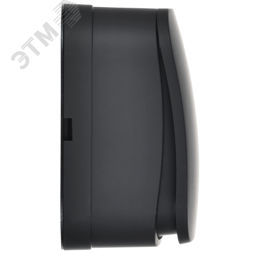 GLORY Выключатель 1-клавишный для открытой установки с индикацией 10А ВС20-1-1-ХЧм черный матовый IEK - фото 2