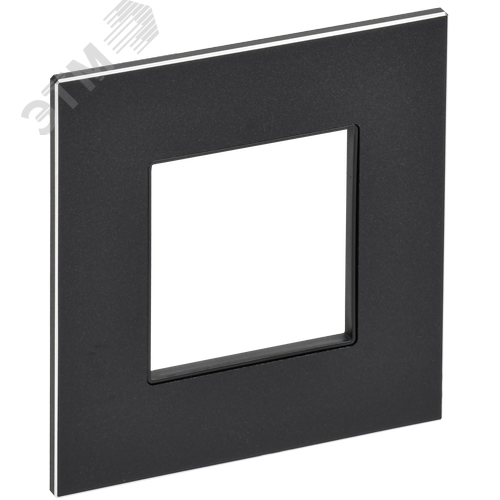 Изображение товара SKANDY Рамка 1-местная SK-F31Bl металл черный IEK (шт)
