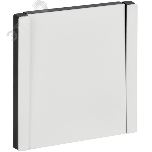 Изображение товара FORTE&PIANO Выключатель 1-клавишный 10А FP201M металл белый IEK (шт)