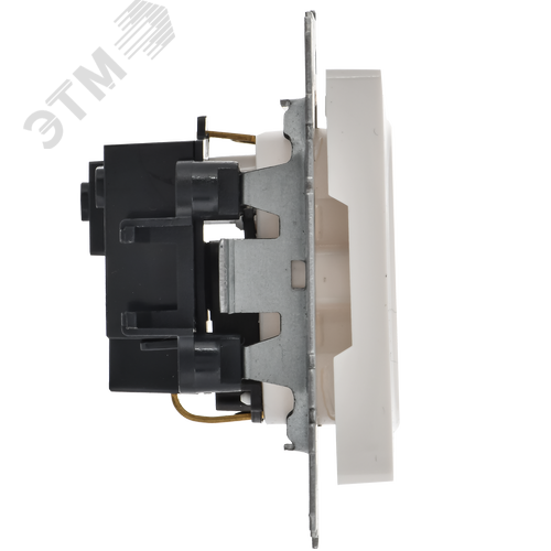 BRITE Розетка 1-местная с заземлением с защитными шторками 16А РС14-1-0-БрБ белый - фото 5