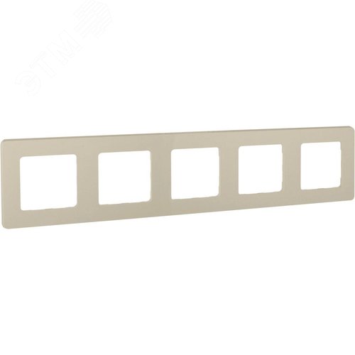 Рамка 5-местная слоновая кость INSPIRIA - фото 1