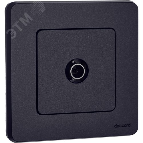 Розетка TV тип звезда антрацит INSPIRIA - фото 5